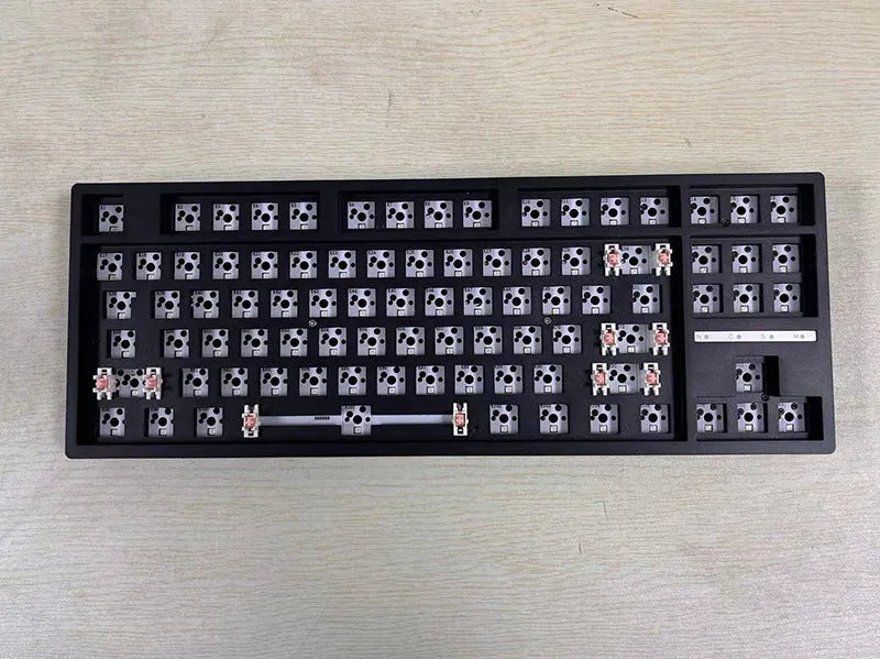 DIY mechanical keyboard kit with hot plug seat in multiple colour options