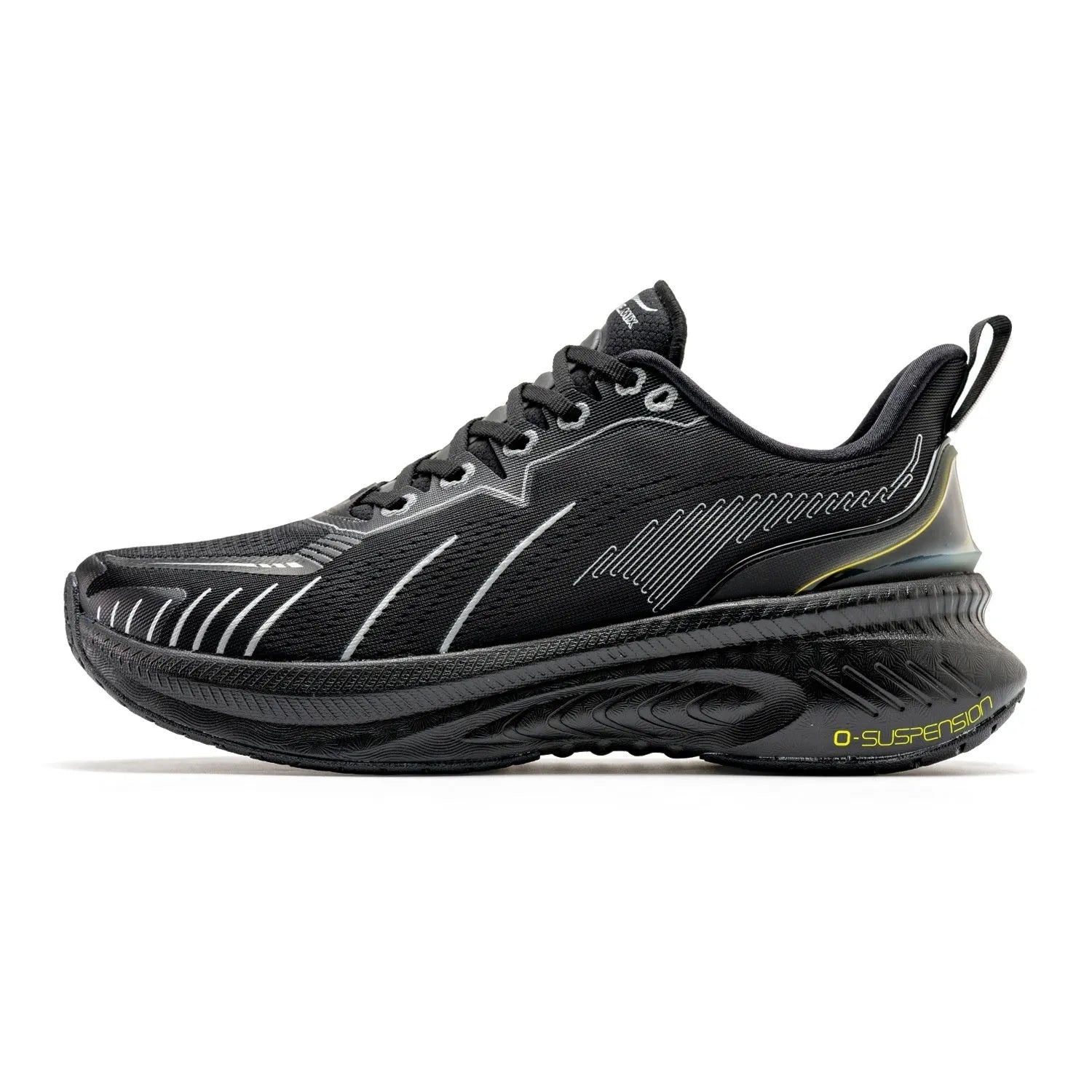 Low top running shoes in multiple colours with PU mesh upper and rubber sole.