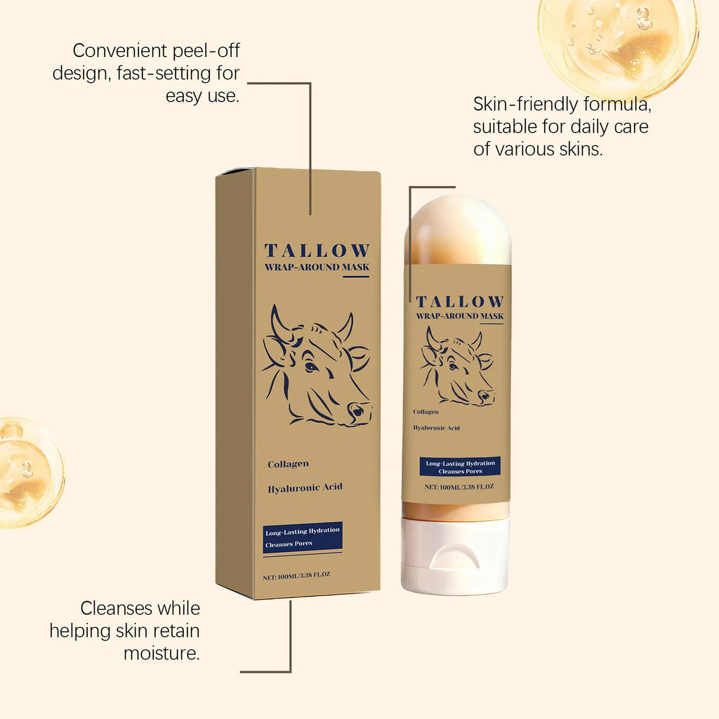 Avocado peeling mask 100ml tube 3.7x14cm gentle exfoliation hydration face treatment