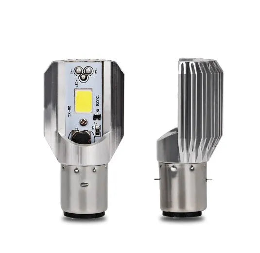 LED high-brightness headlamp with COB 12W chips, aluminium housing, 1200 lumens, 6000K colour temperature