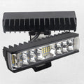 Black aluminium 7-inch LED strip work light with straight line shape, 153mm long