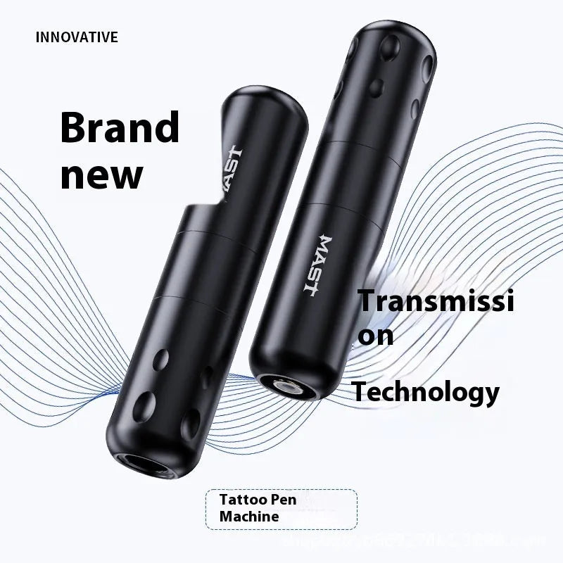 Integrated motor tattoo pen machine for eyebrow, eyeliner and floating lip with RCA hook line