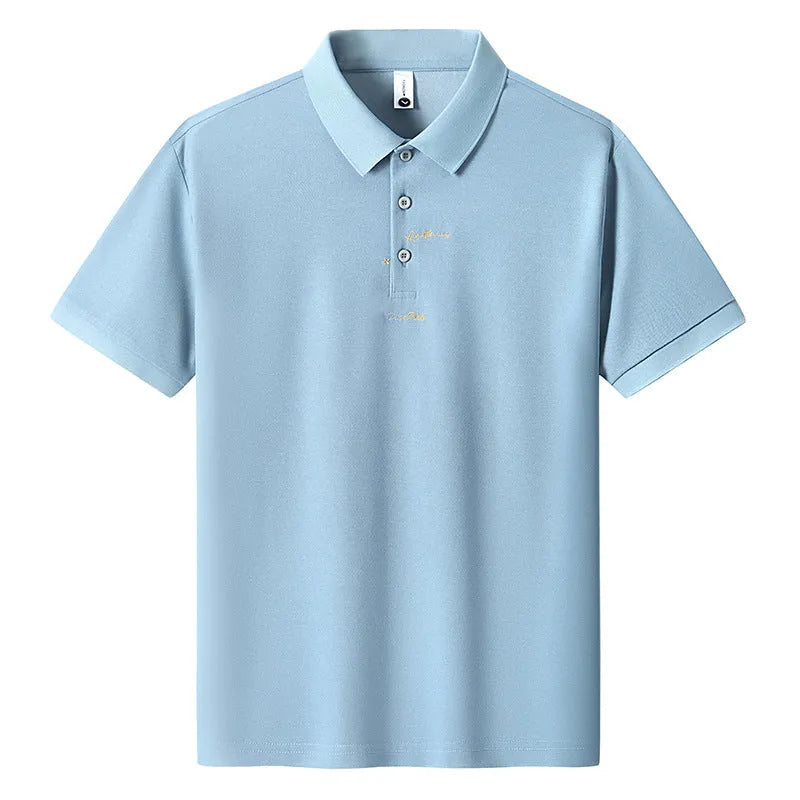 Men's loose-fit casual cotton T-shirt shown in multiple colours including black, green, and pink.