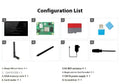 13.3-inch integrated computer touch display with ABS housing for Raspberry Pi CM4 smart mirror projects.