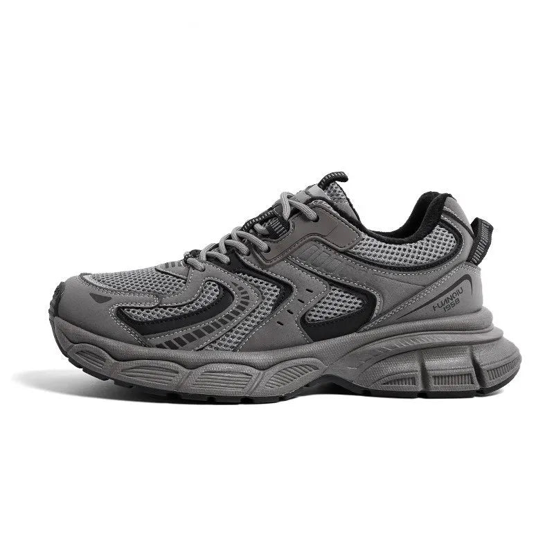 Low top platform casual sneaker with round toe and mid heel on EVA sole