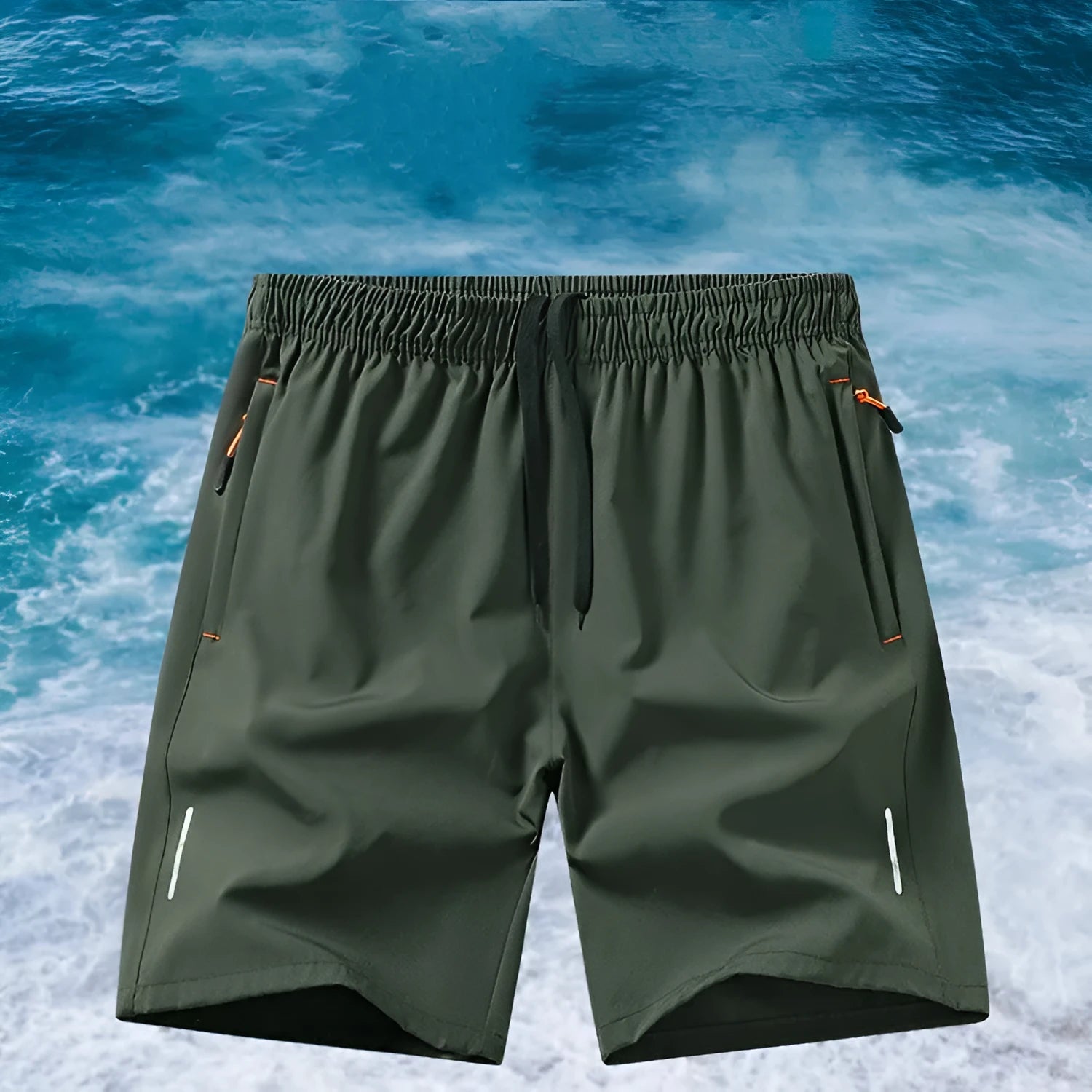 Men's black basketball training shorts with straight leg cut and loose fit for summer sports