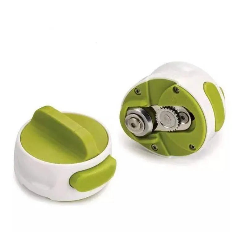 Green or red stainless steel lid opener bottle opener measuring 6.7 cm