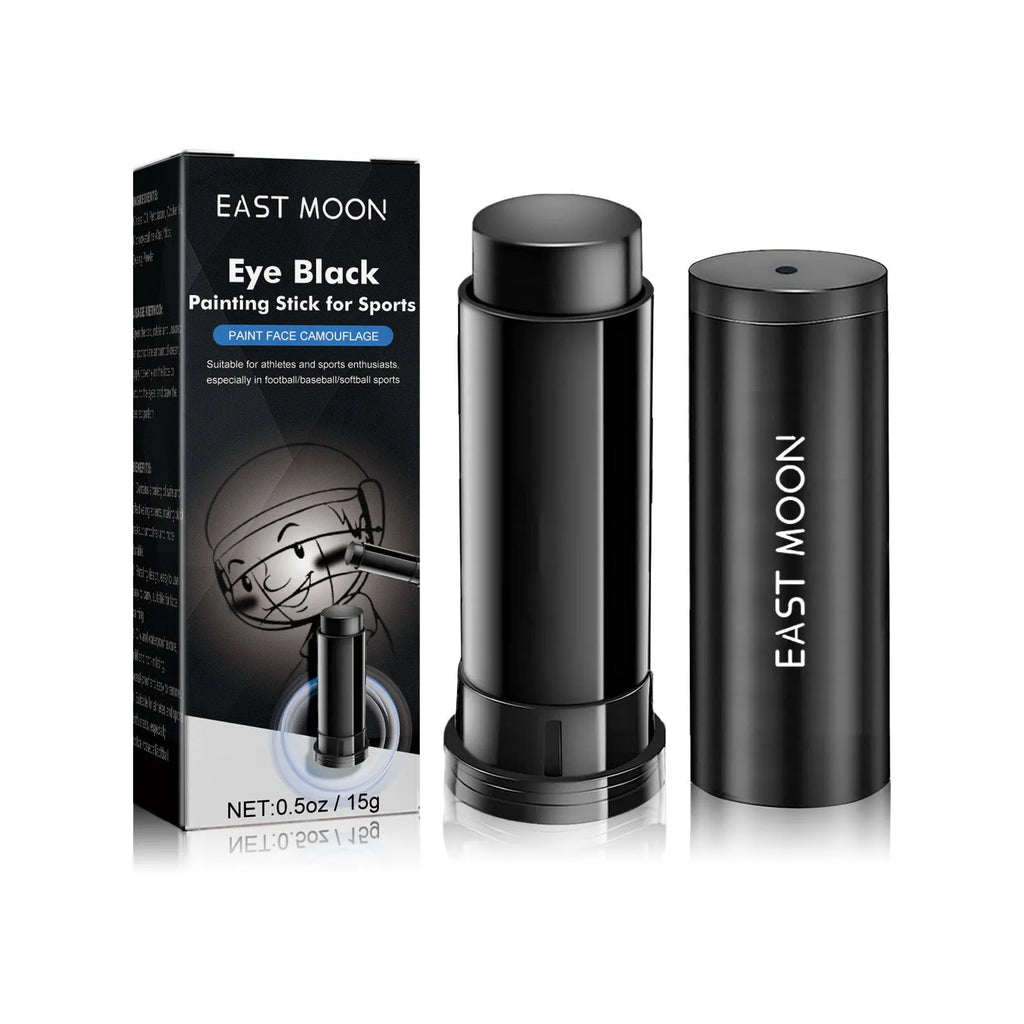 15g sports eye black paint stick in compact packaging for athletic use.