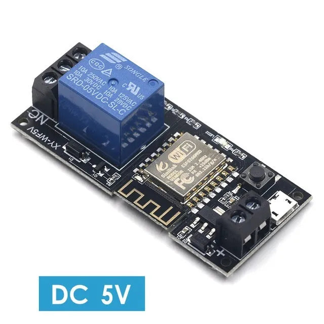 Mobile phone remote control relay module smart home WiFi switch DC5V DC36V XY-WFUSB