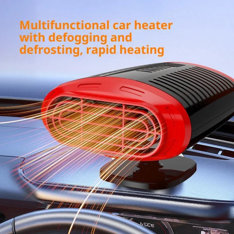 12V 120W vehicle warm air blower in black and grey or black and red ABS casing for defrost and demist