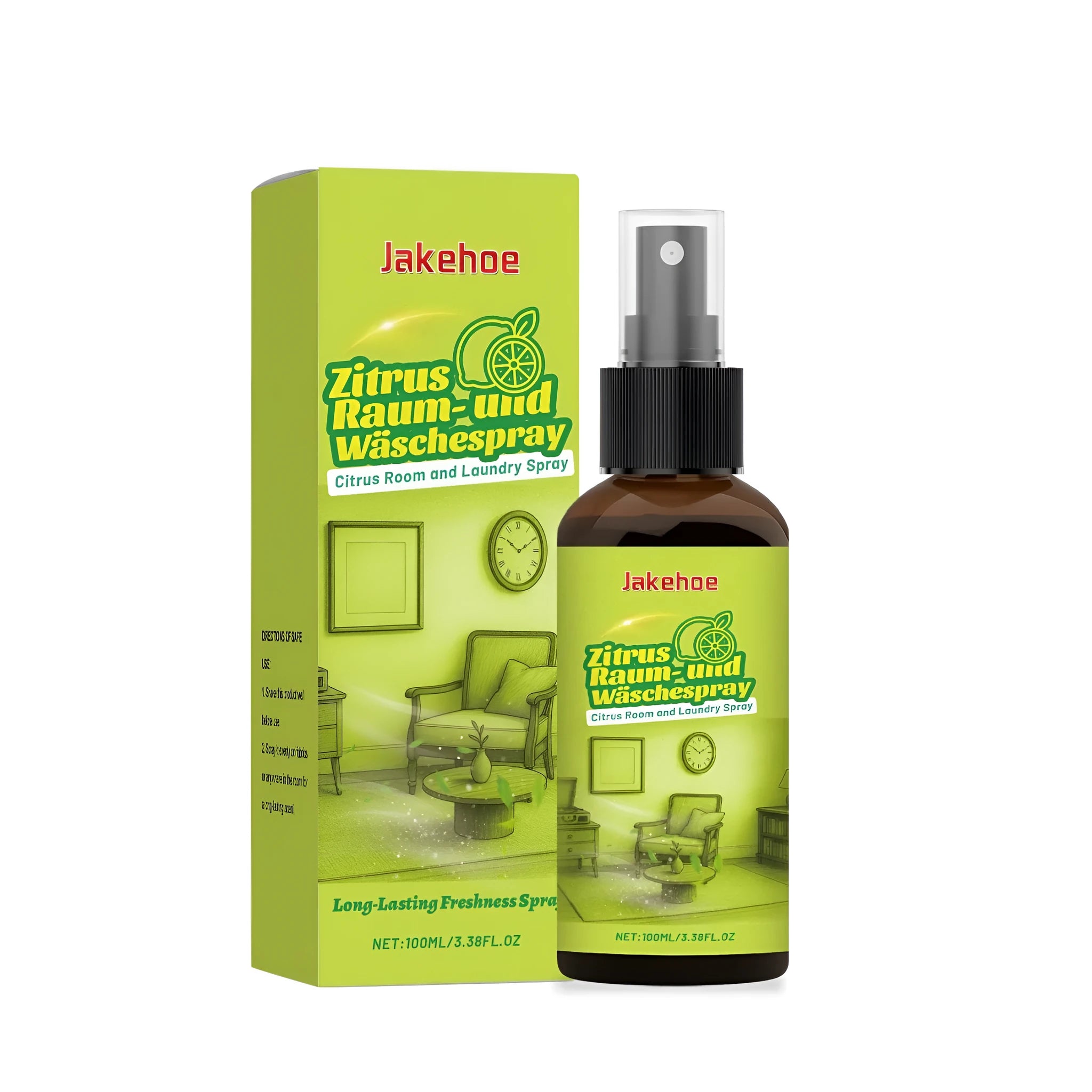 100ml citrus room and laundry spray bottle with natural citrus and seaweed extract