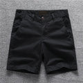 Cotton camouflage summer shorts with zip fly in multiple colour options