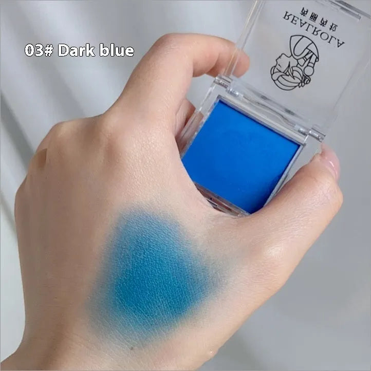 Single pan of monochrome matte eyeshadow in a bright yellow shade, 2g net content.