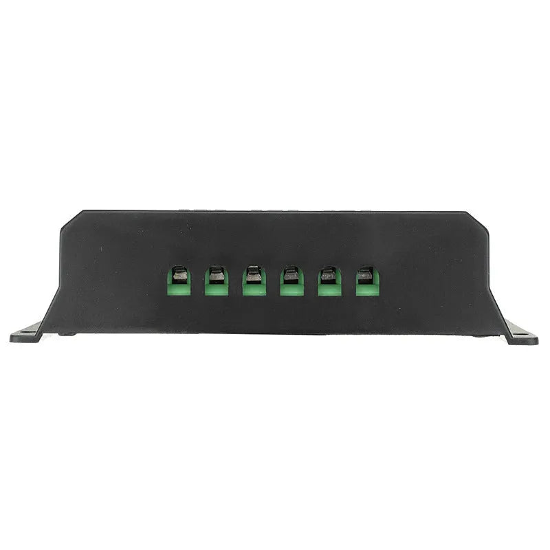 LCD solar charge controller orange housing PVC glass fiber PCB 20A to 100A 133x70x35mm