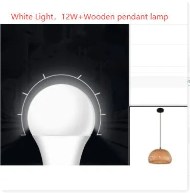 Bamboo woven rattan chandelier 600mm single head hanging light with adjustable 1.2m height