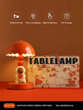 Cute Kappabala bedroom table lamp in resin and wrought iron, simple modern night light with lotus or Let It Be design