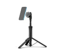 Bluetooth floor magnetic selfie stick 150cm height black plastic with Magsafe mount and remote control