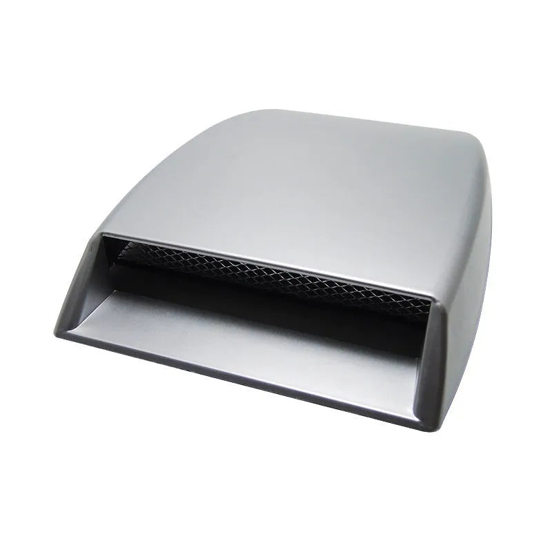 Car decoration air inlet simulation vent in ABS plastic showing black, silver, and white colour options