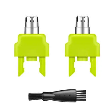 Green nose hair trimmer replacement cutter head made from ABS and stainless steel for Philips pogonotomy shavers