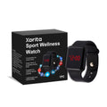 Balance Sports Watch with lightweight silicone strap on wrist for fitness tracking