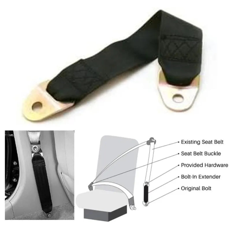 Electric door limit fixing strap with screw nut in three style options