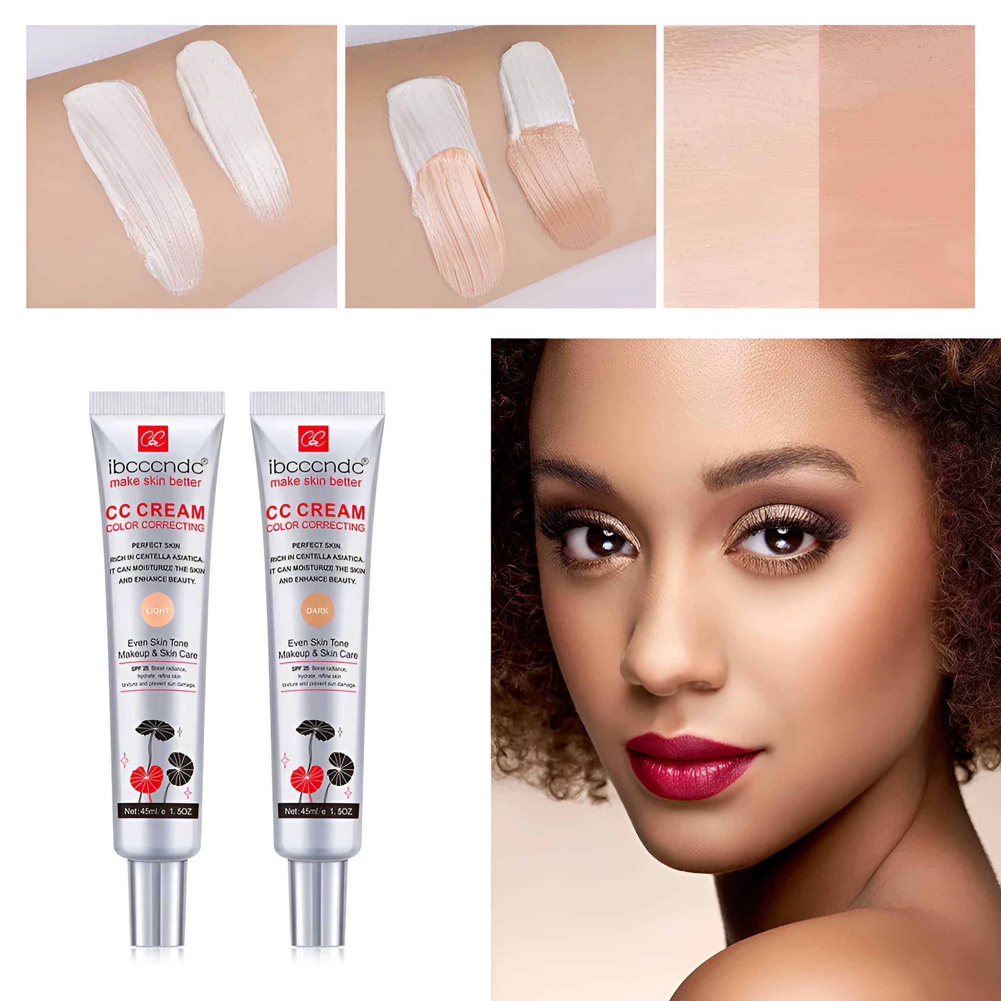 Erborian Centella Asiatica CC Cream colour correcting moisturising makeup tube