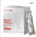 Container of anti ageing drink supplement powder, 300g total weight with two units inside.