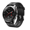 F800 ECG Blood Pressure Sports Smart Watch in black with 1.3-inch screen on a TPU wristband.