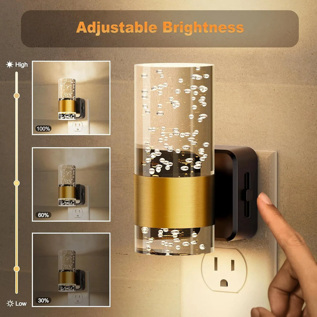 LED wall-mounted sensor lamp with geometric stereo shape in modern simplicity style, warm light 3000K
