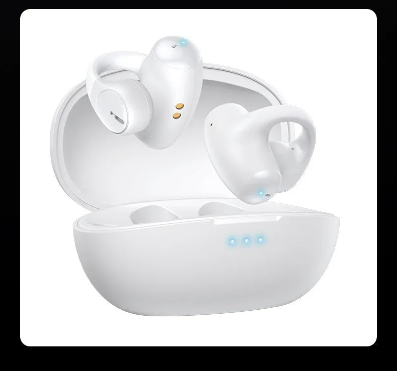 T306 Bluetooth wireless gaming headset with ear hook design in black or white colour