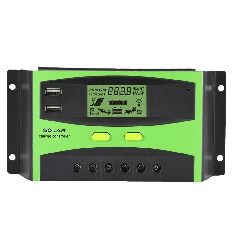 PWM solar charge controller 12V 24V 50A with IP32 enclosure