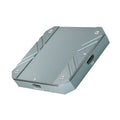 Magnetic hard disk box with aluminium alloy and silicone body, 6.5cm x 6cm x 1cm, for M.2 drives