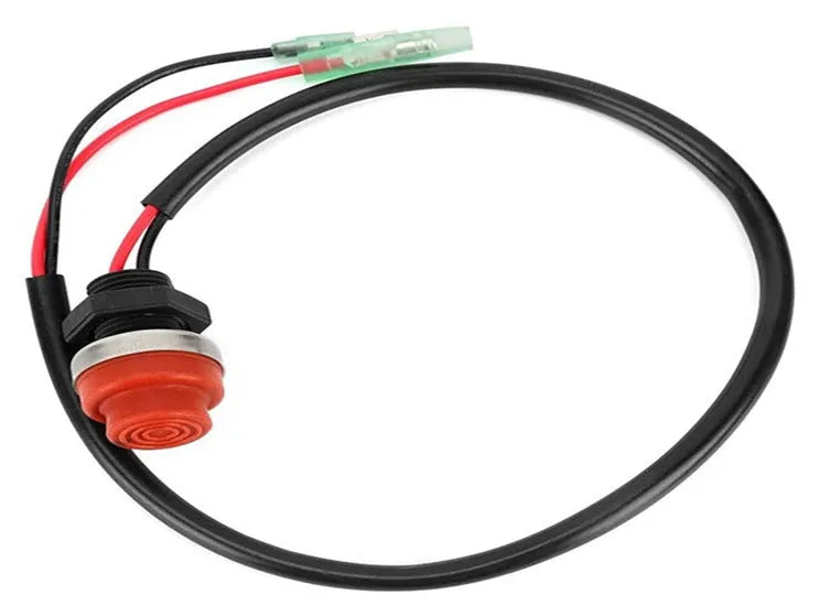 YAMAHA model hardware plastic motorboat engine stop switch with rope lanyard.