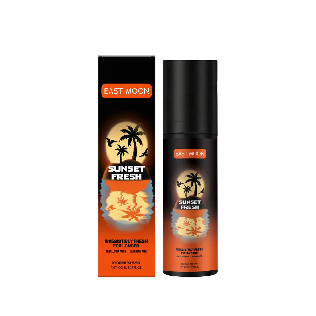 100ml men's fruit fragrance care spray bottle with mango and citrus oil formula