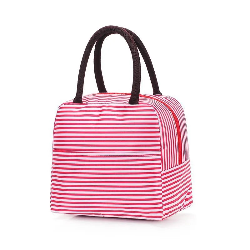 Thermal lunch bag with aluminium foil insulation in four colour options