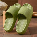 A pair of soft EVA flip flop slippers with a toe ring and non-slip sole, shown in one of five available colours.