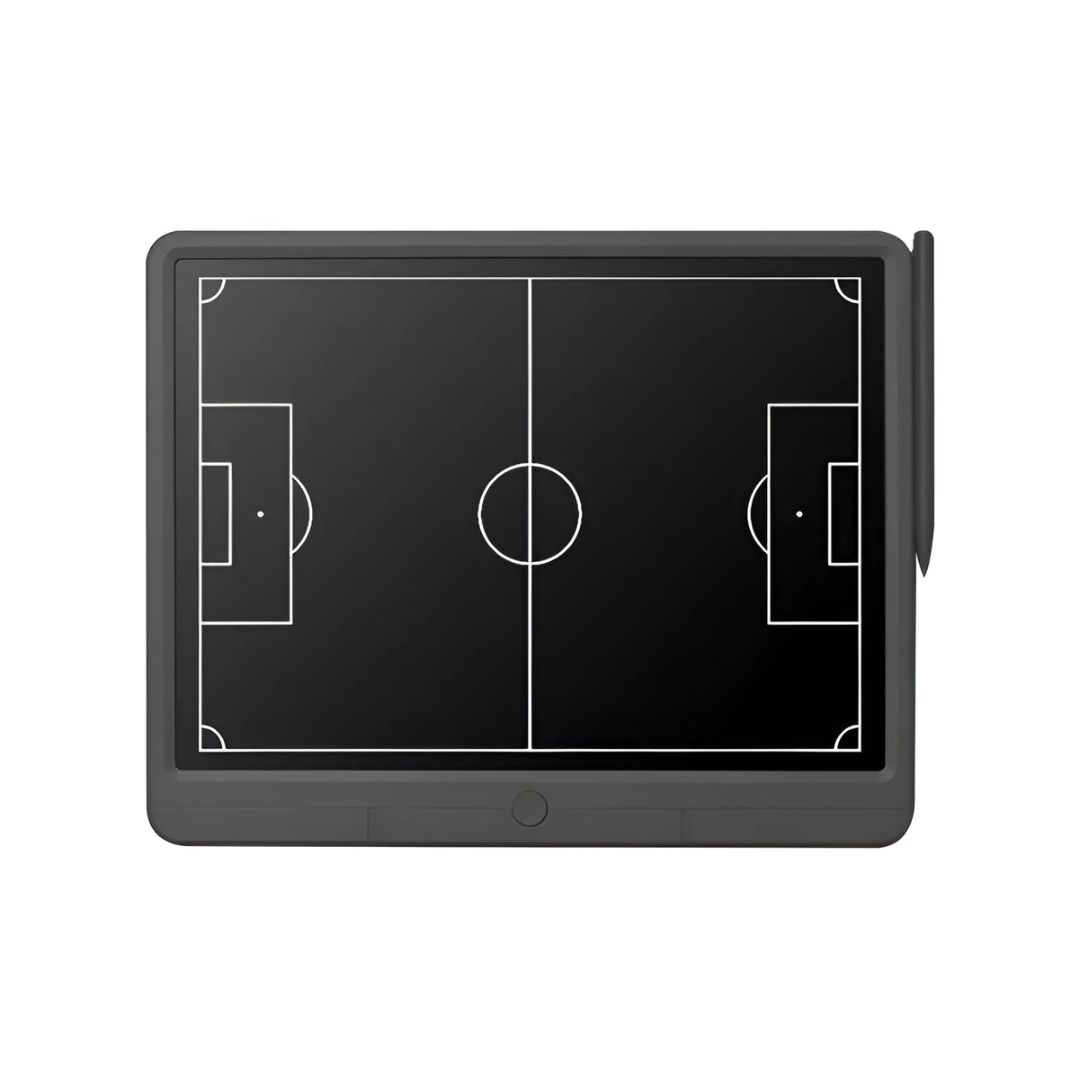 15 inch football tactics board with LCD writing surface and ABS body for sports training
