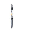 A single gel pen with a 0.5mm tip, shown in black, blue, and red colour options.
