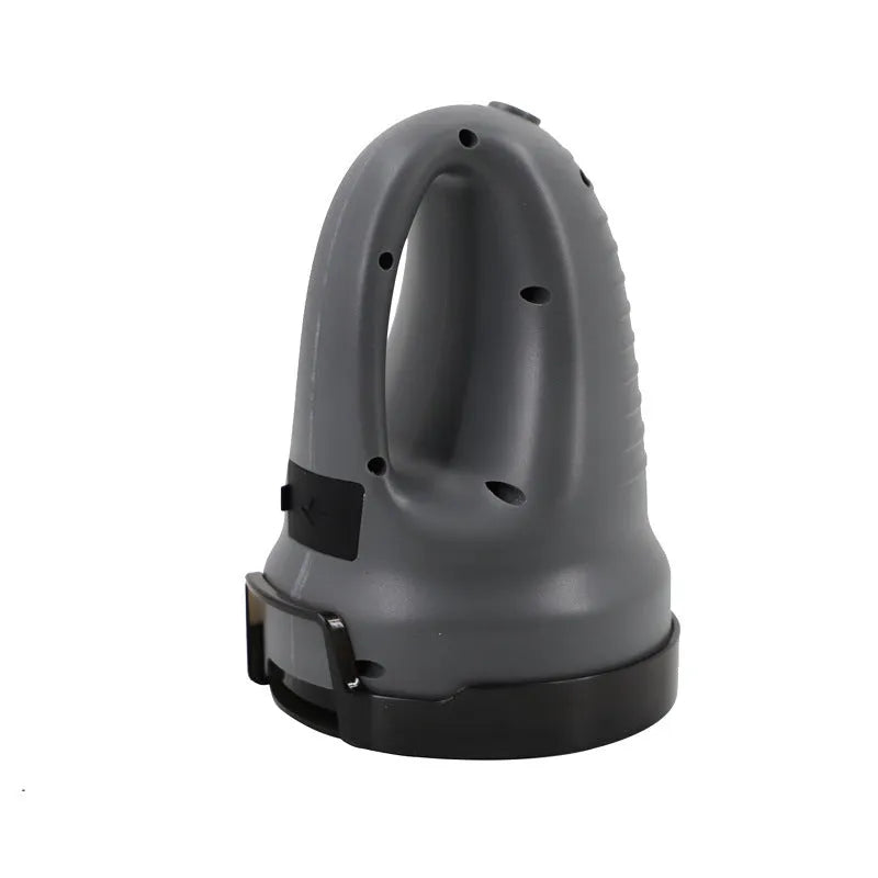Yellow electric car snow scraper with ABS body and 3000mAh lithium battery for windscreen ice removal