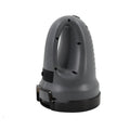 Yellow electric car snow scraper with ABS body and 3000mAh lithium battery for windscreen ice removal