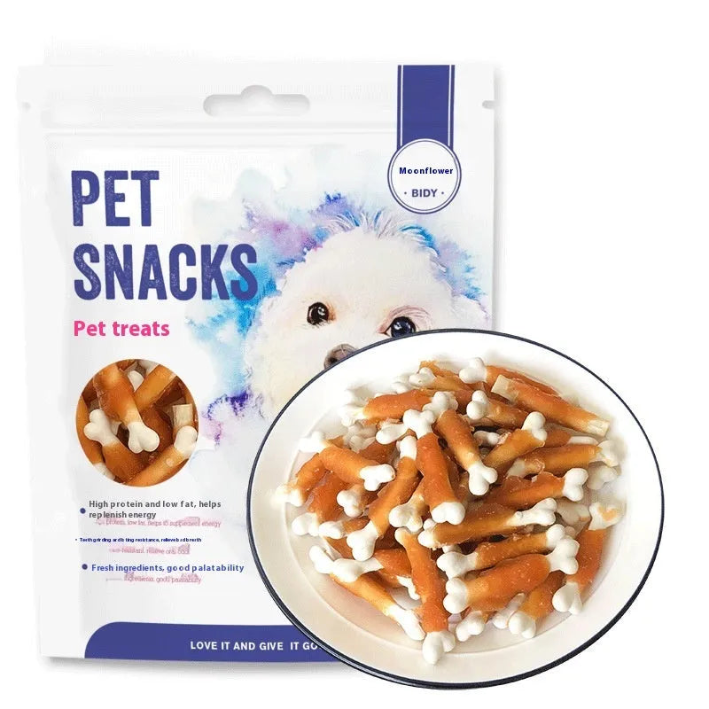 400g bag of Betty brand chicken wrapped milk bone dog treats