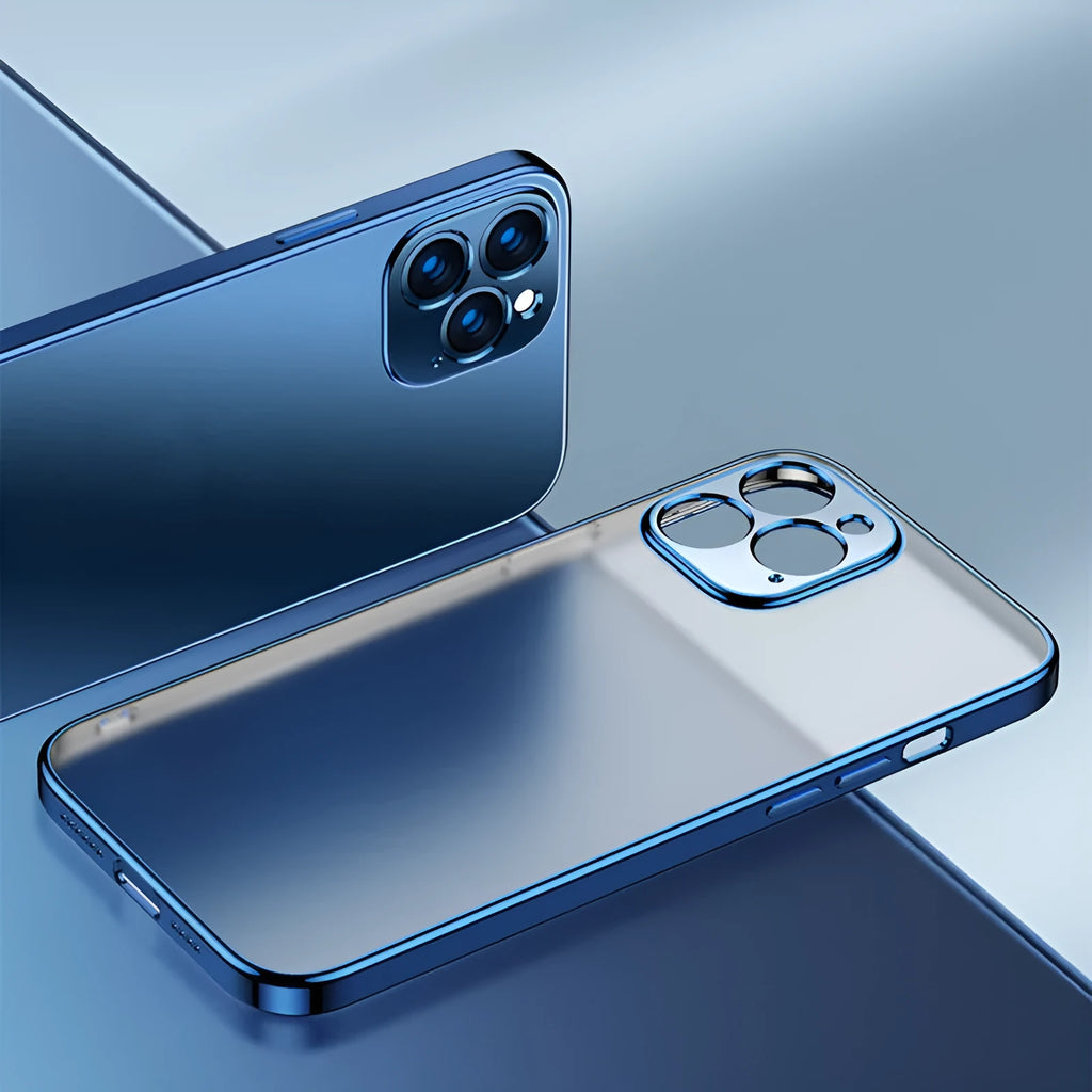 Frosted Rubik's Cube straight edge anti-fall TPU phone case for iPhone Xr in multiple colours.