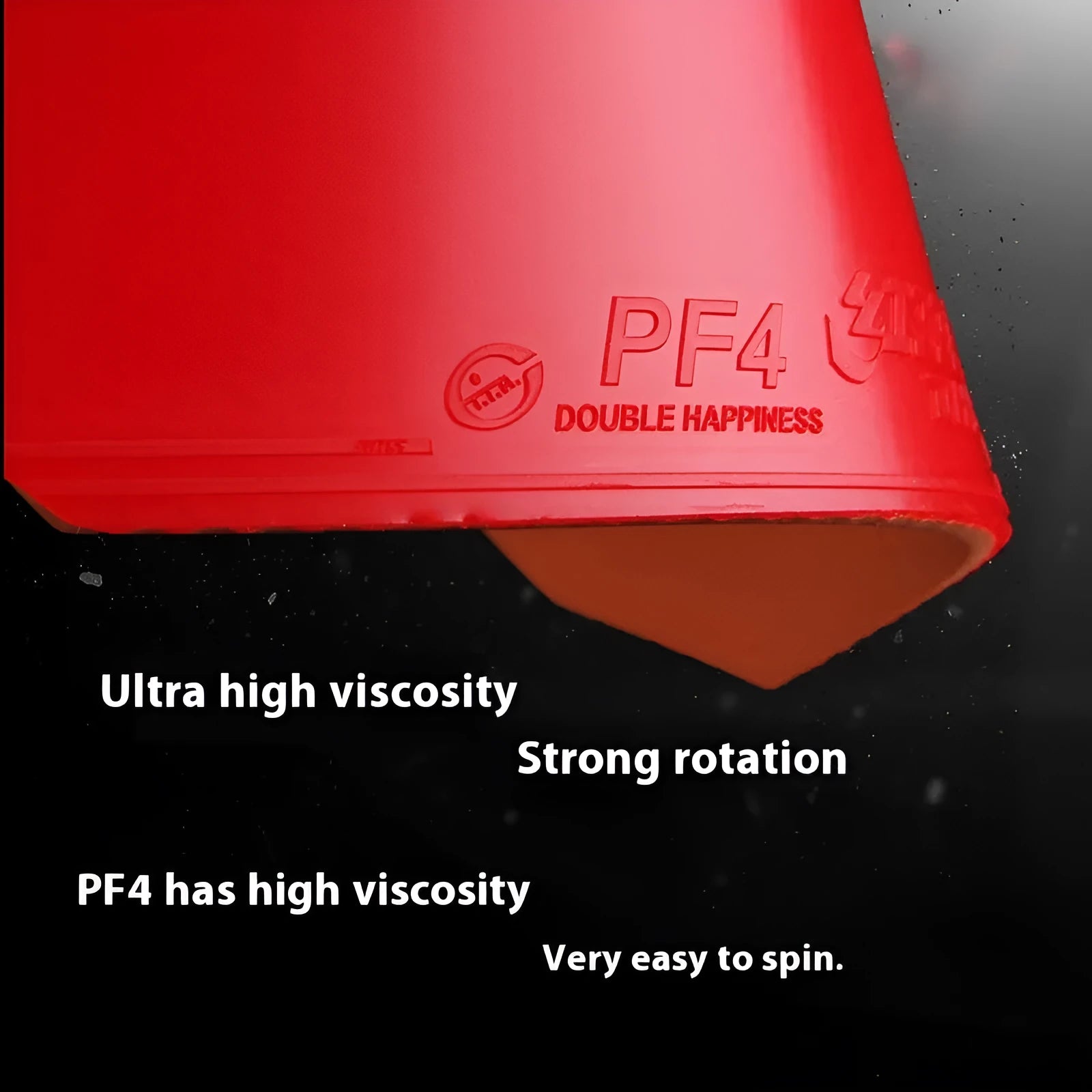 Fast Attack Sticky Classic-50 table tennis racket with red or black PF4-50 rubber options.