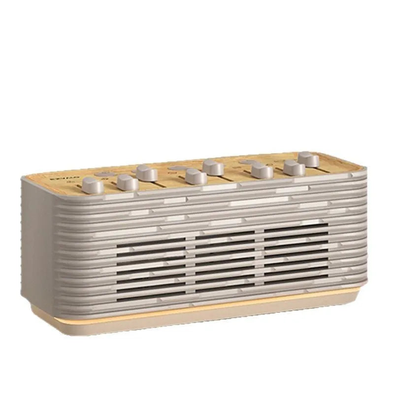 White noise sleep machine with Bluetooth audio in milk brown or Aurora green, 20Hz-20KHz frequency range