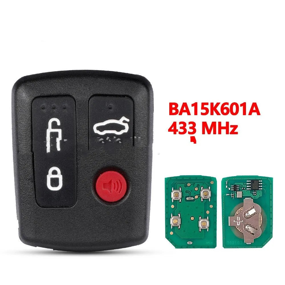 Ford car remote key replacement shell in ABS plastic, showing 2+1 and 3+1 button style options.