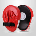 A pair of vertical PU boxing punch mitts hand targets for Muay Thai and Sanda training.