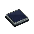Solar floor tile lamp with aluminium alloy body and glass shade, outdoor LED courtyard and staircase light, 3000K 4000K 6000K
