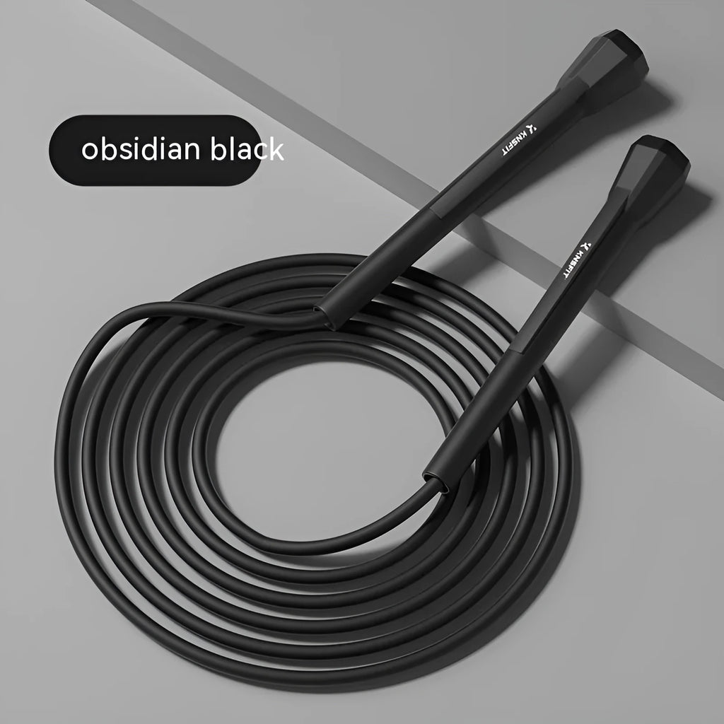 Children's PVC skipping rope, 280cm length, 5mm diameter, in black, blue, red, purple, or green