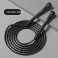Children's PVC skipping rope, 280cm length, 5mm diameter, in black, blue, red, purple, or green