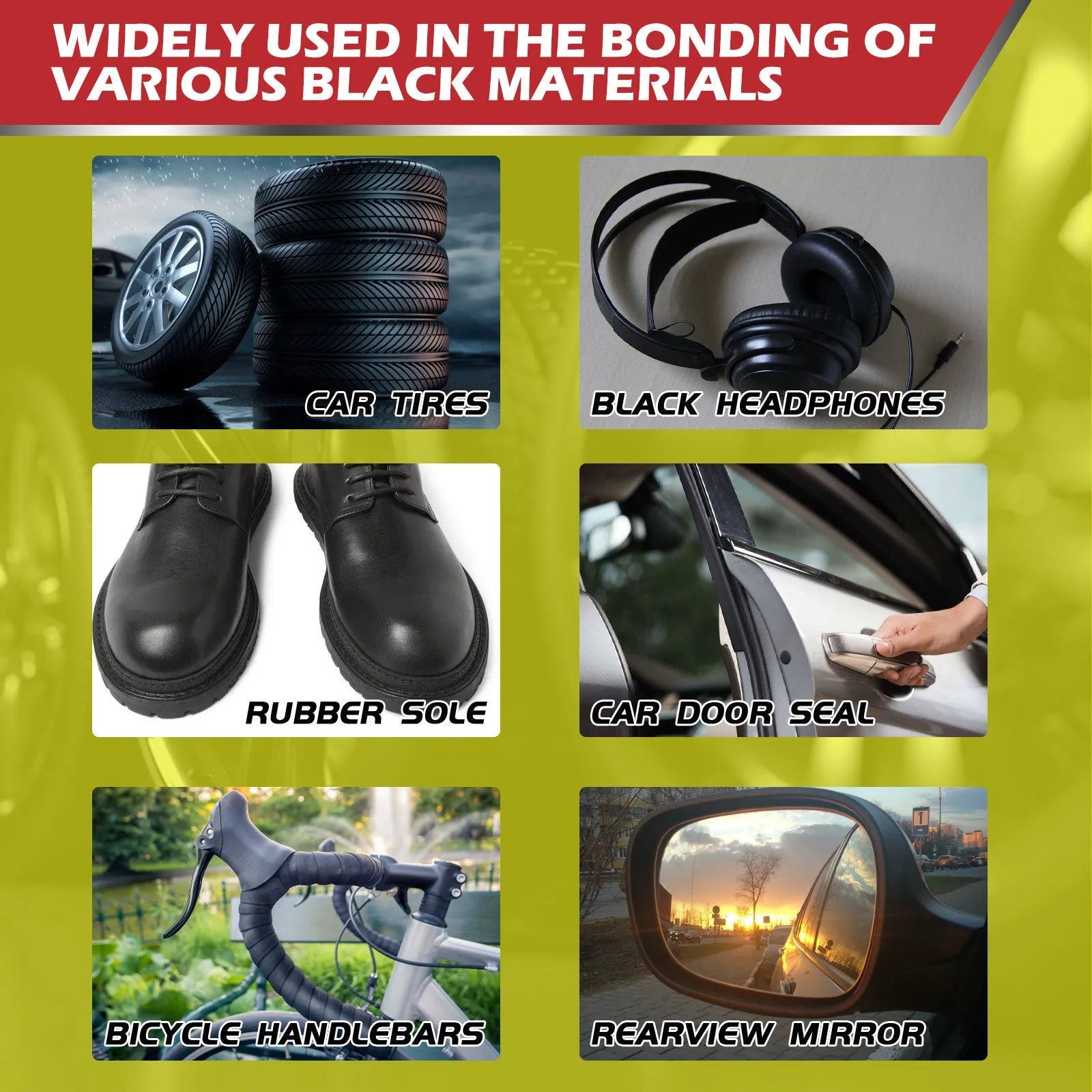30ml bottle of car tyre repair adhesive glue for sealing cracks and punctures.